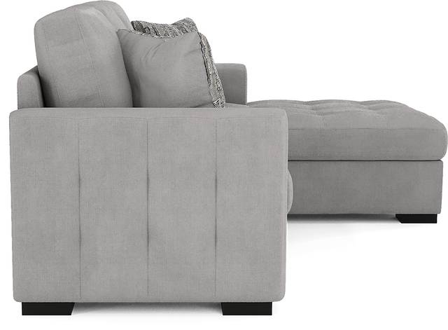 Angelino Heights Gray 5 Pc Sleeper Sectional Living Room - Thumbnail - Image 5