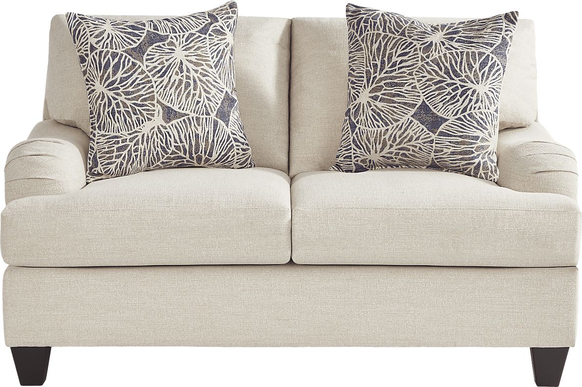 Angelino Heights Beige Acrylic,Polyester Fabric Loveseat Rooms To Go