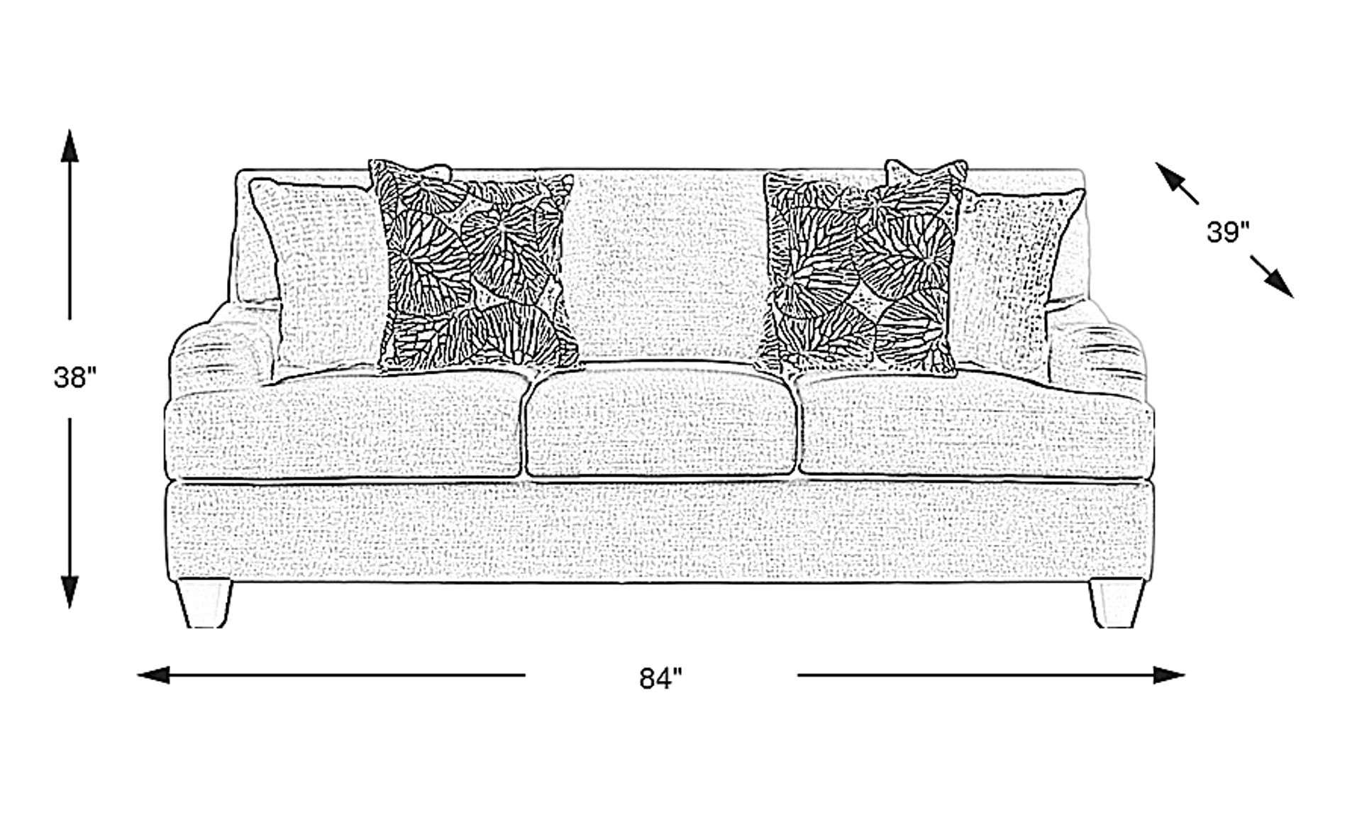 Dimension Image. Please refer to the Dimension Tab on this page for dimension details.