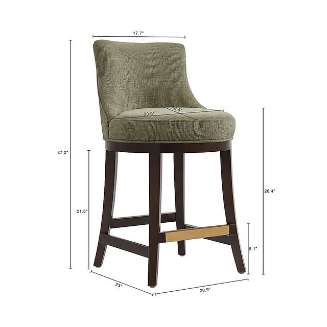 Angelphone Green Counter Height Stool - Thumbnail - Image 10