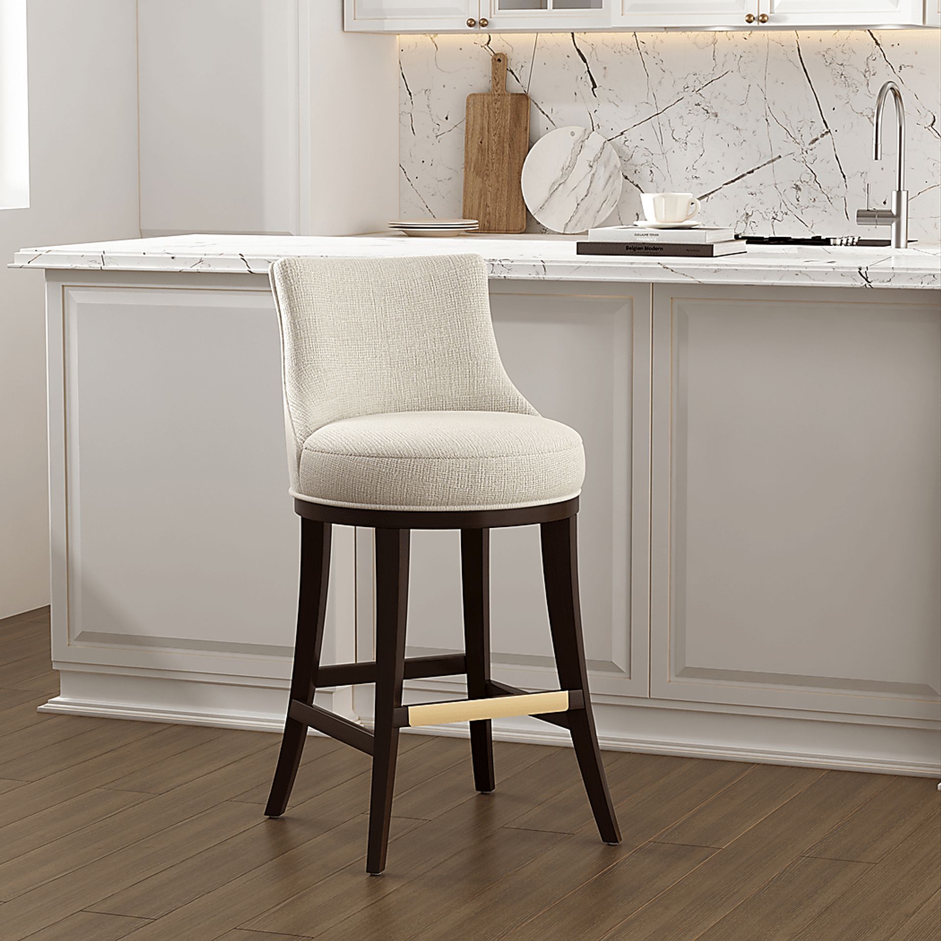 Angelphone Natural Barstool - Image 2