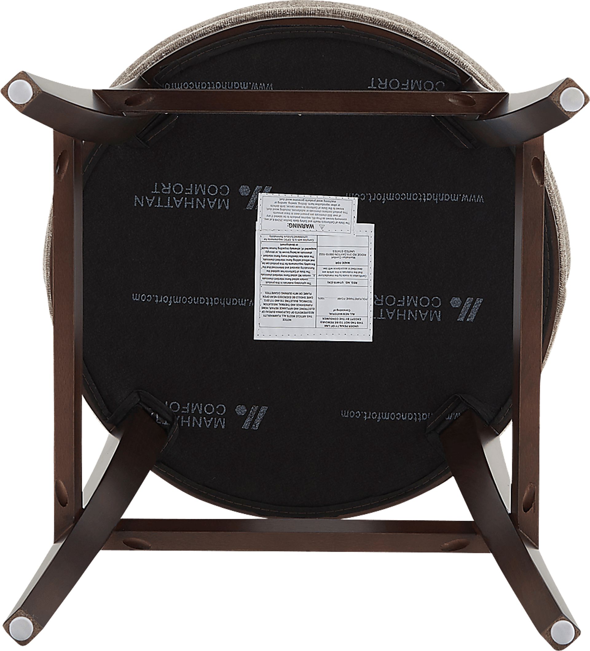 Angelphone Taupe Barstool - Image 9