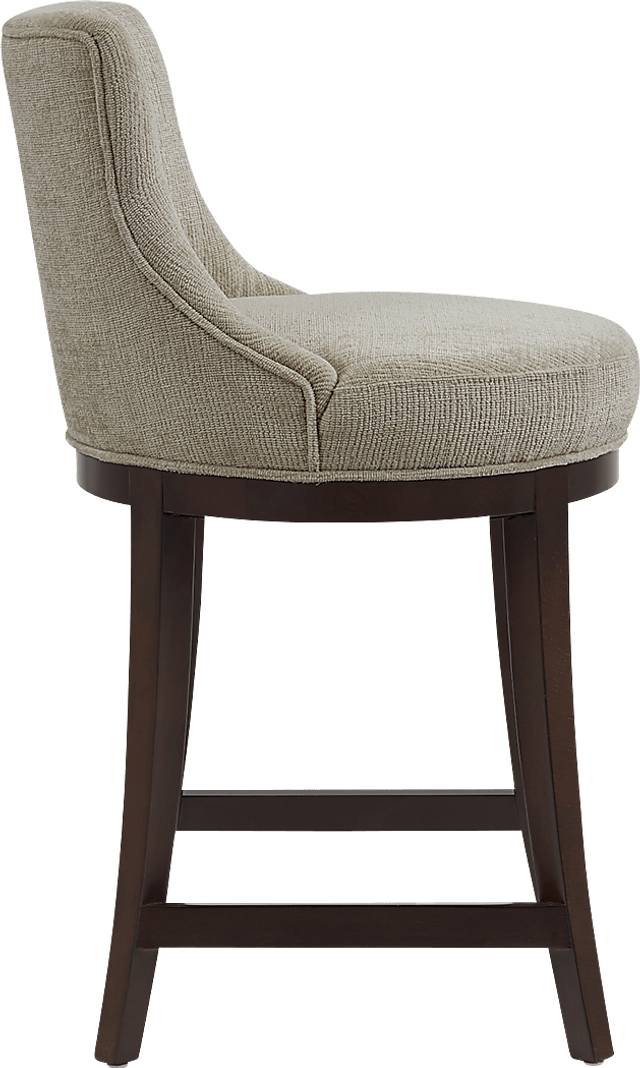 Angelphone Taupe Counter Height Stool - Thumbnail - Image 8