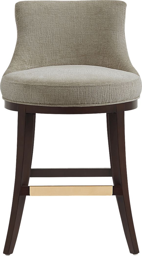 Angelphone Taupe Counter Height Stool