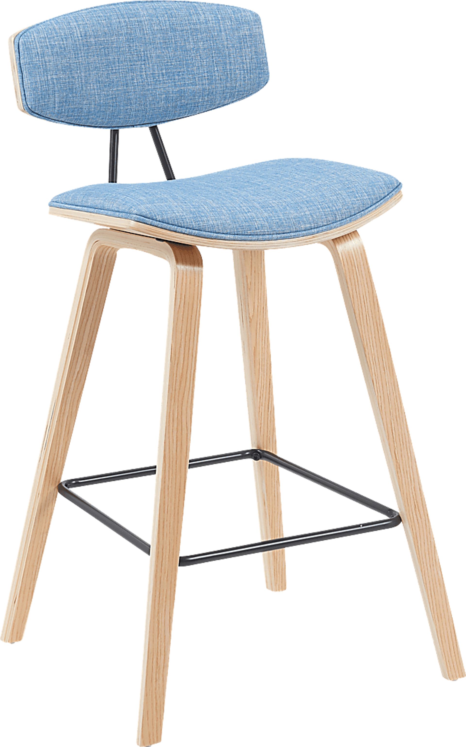 Angelstones III Blue Barstool - Image 1