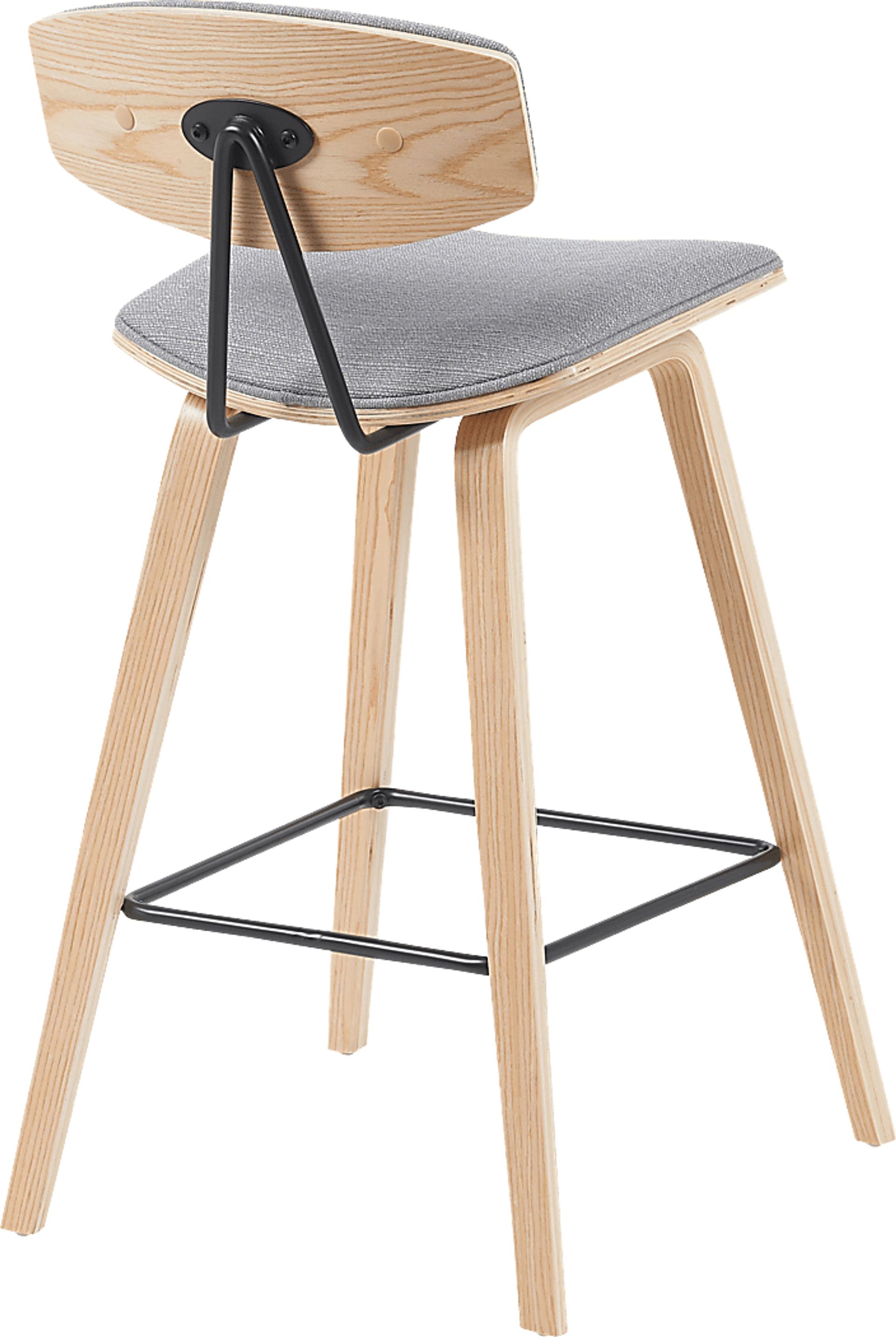 Angelstones III Gray Barstool - Image 3