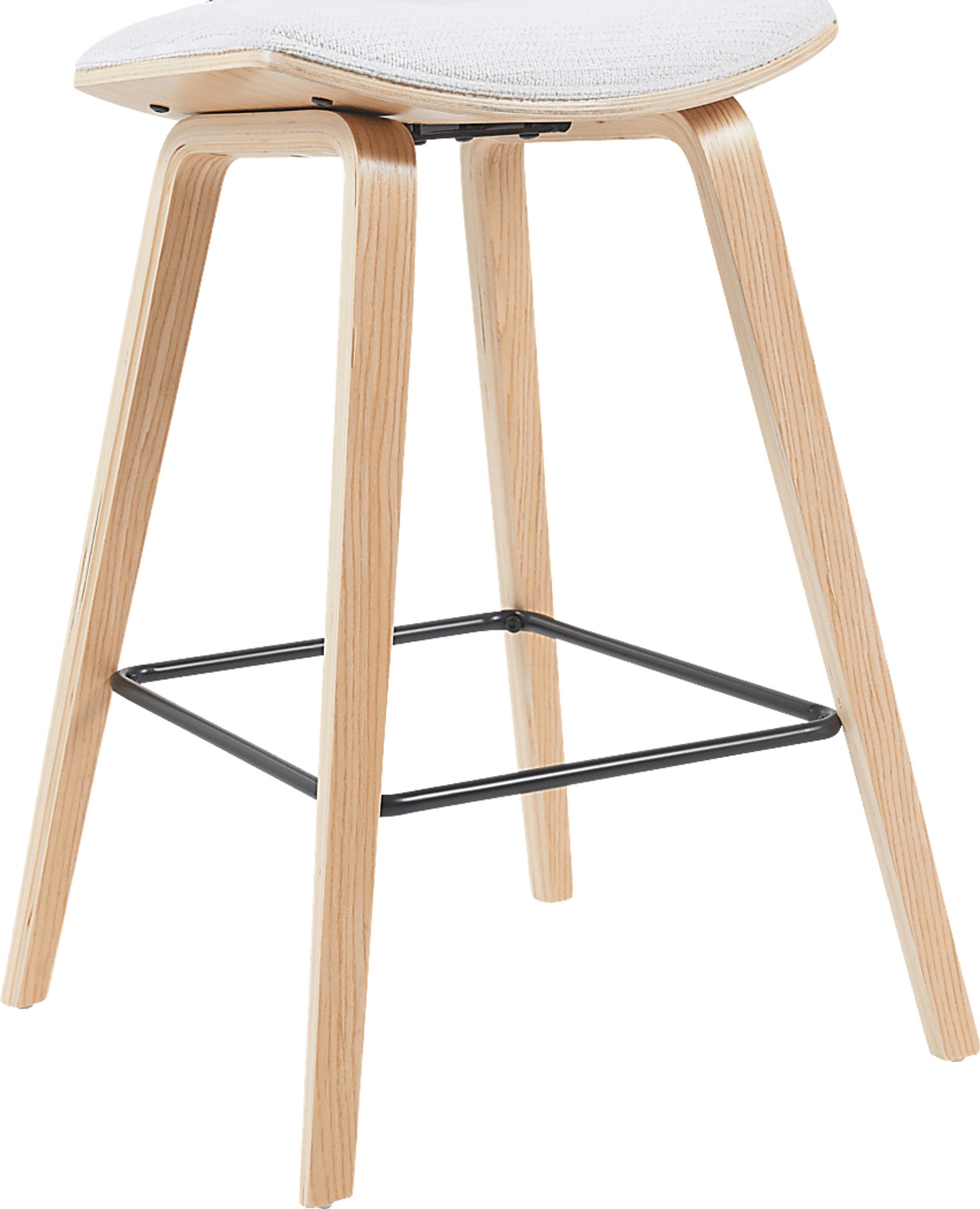 Angelstones III White Barstool - Image 4