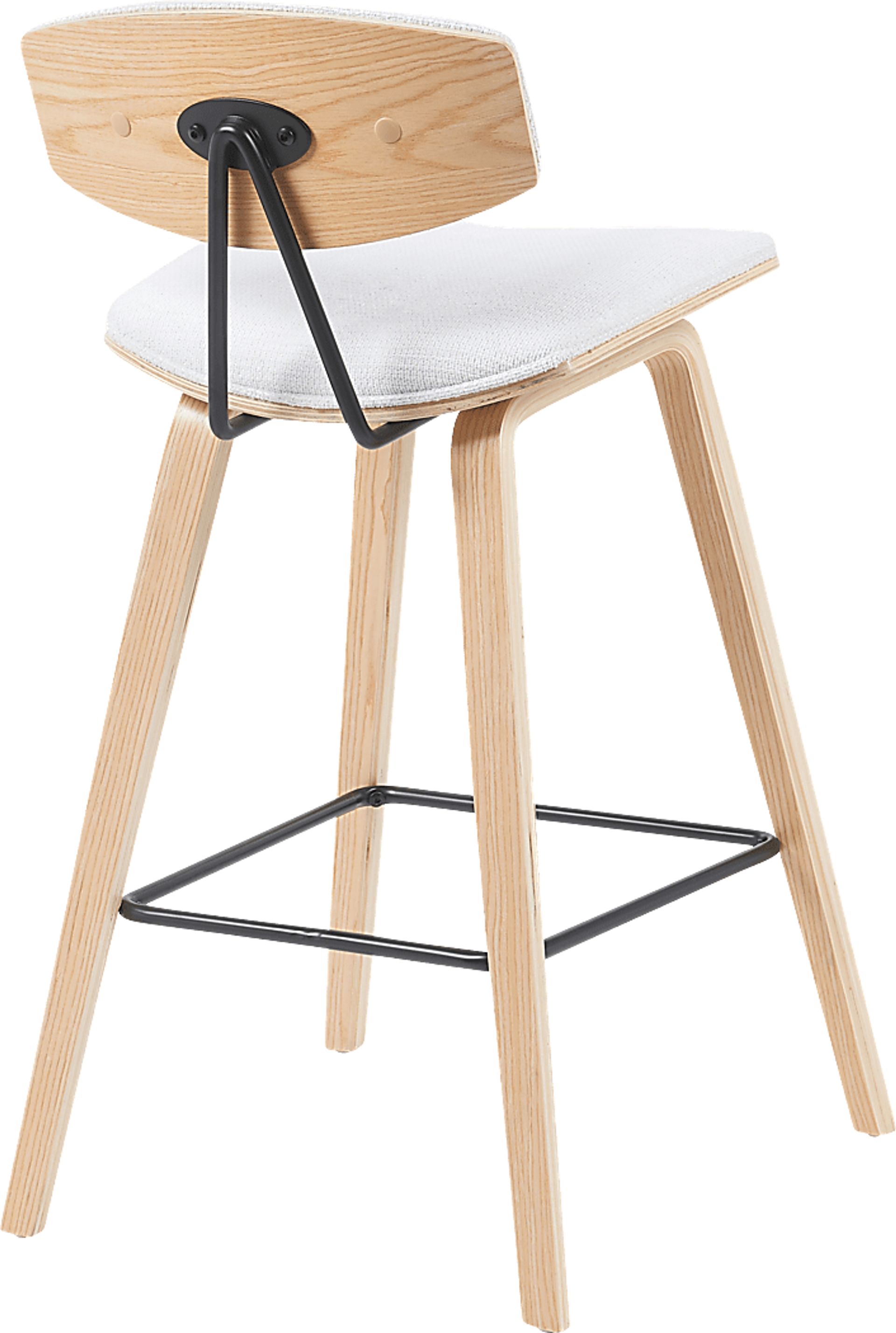 Angelstones III White Barstool - Image 5