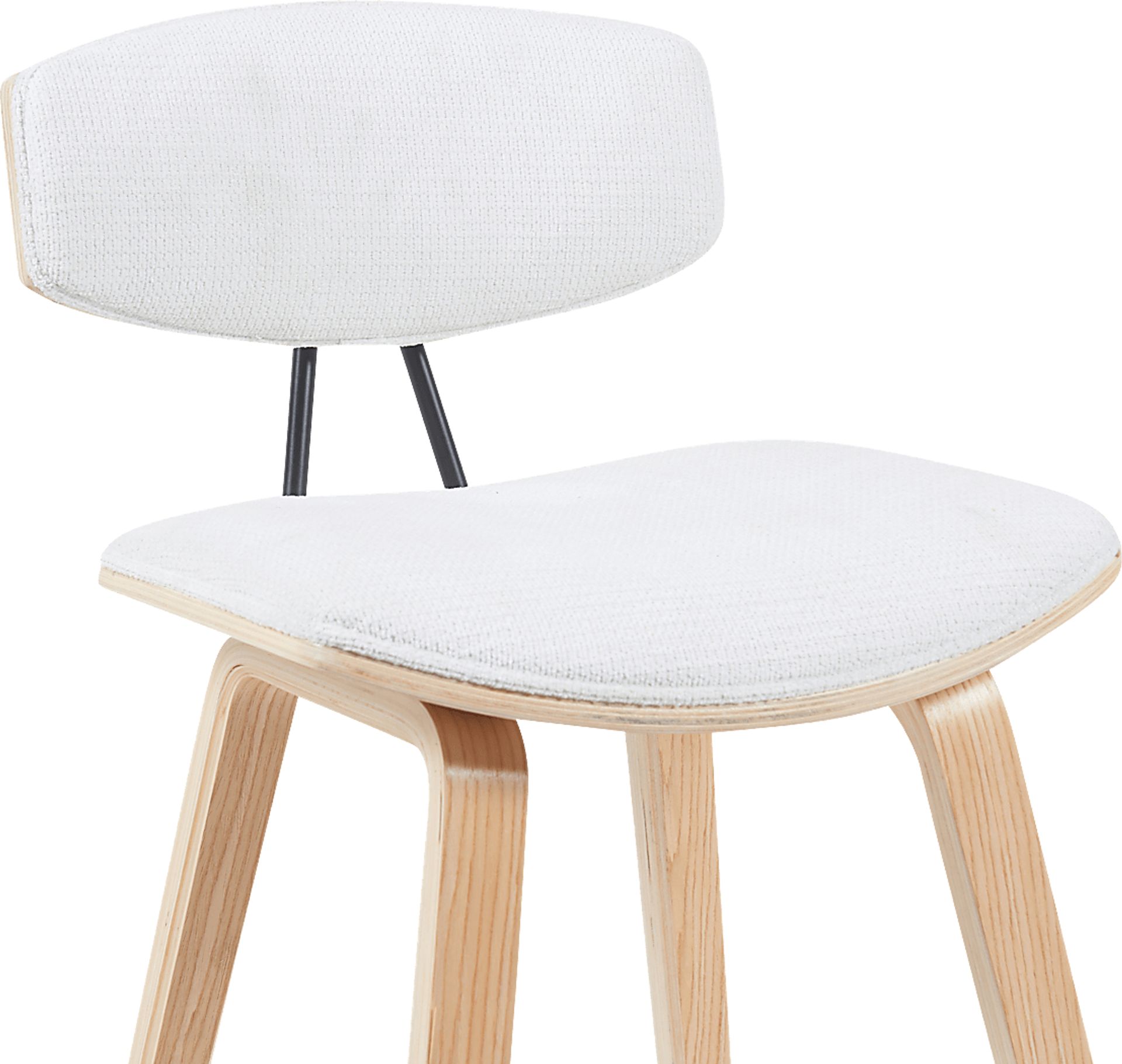 Angelstones III White Counter Height Stool - Image 3