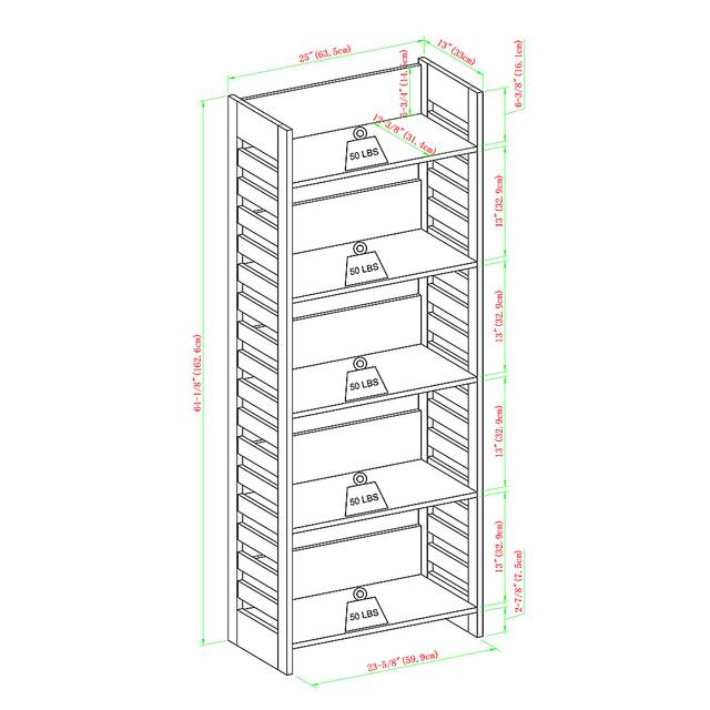 Angelwylde White Bookcase - Thumbnail - Image 6