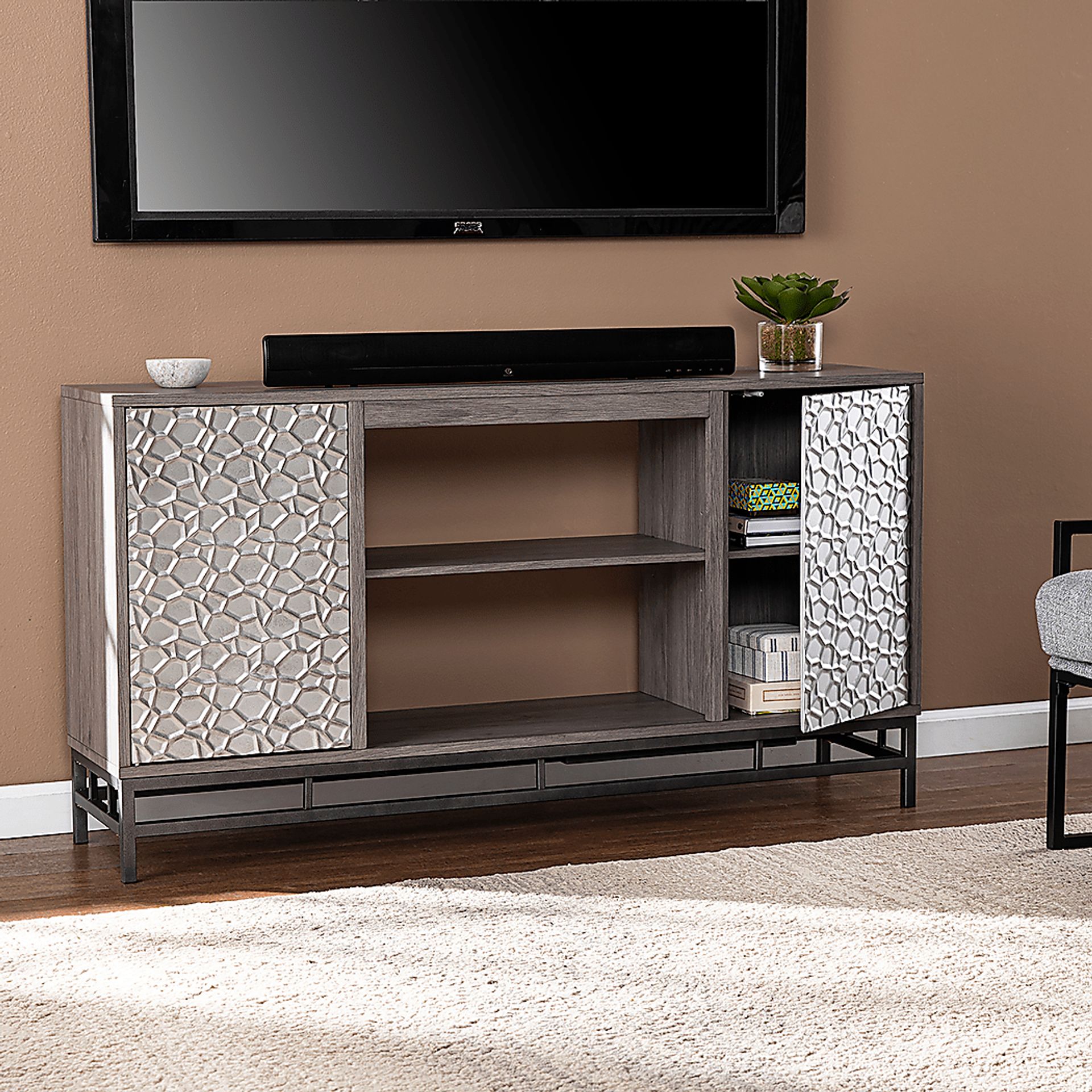 Angevine Gray 60 in. Console - Image 5