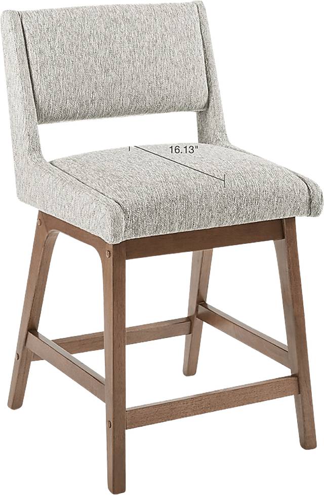 Angevine Gray Counter Height Stool - Thumbnail - Image 5