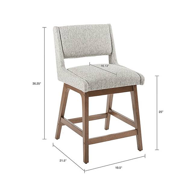 Angevine Gray Counter Height Stool - Thumbnail - Image 6