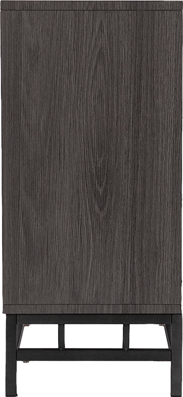 Angevine III Gray 54 in. Console, With Smart Electric Fireplace - Thumbnail - Image 4