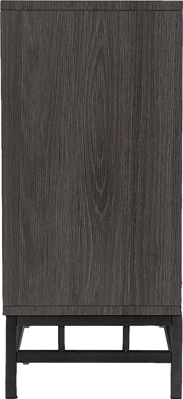 Angevine II Gray 54 in. Console With Electric Log Fireplace - Thumbnail - Image 3