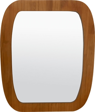 Anglesey Brown Irregular Mirror