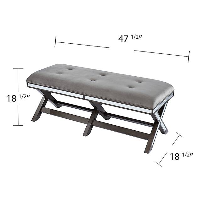 Angleston Gray Bench - Thumbnail - Image 5