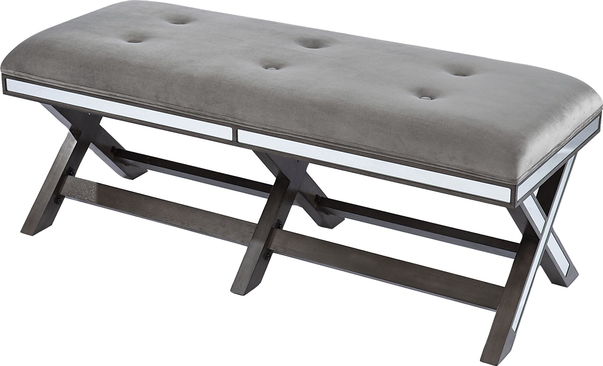 Angleston Gray Bench - Image 1