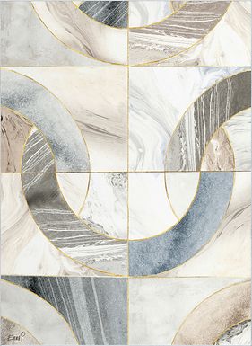 Anglure Gray 7'7 x 10'5 Rug