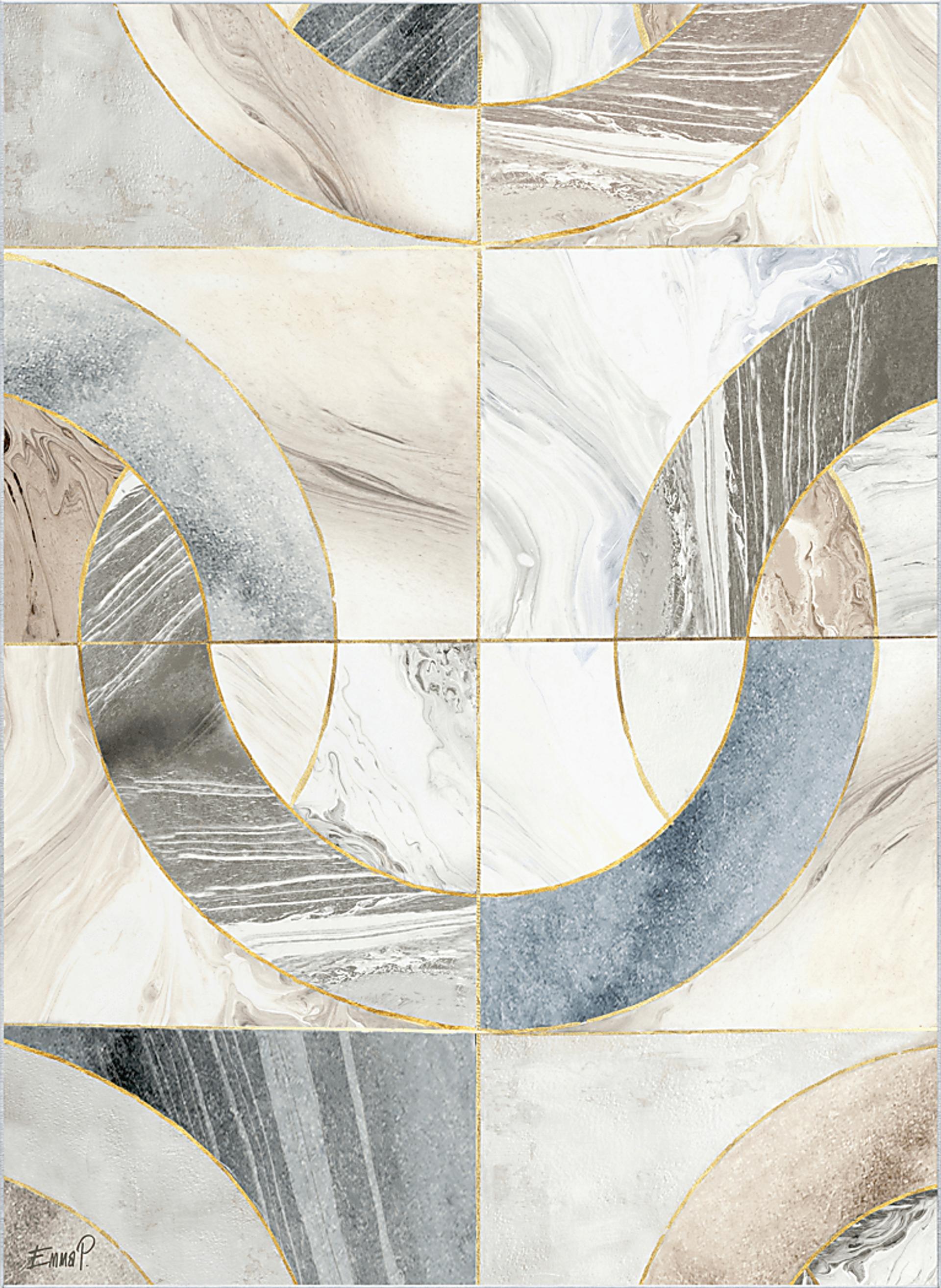 Anglure Gray 7'7 x 10'5 Rug