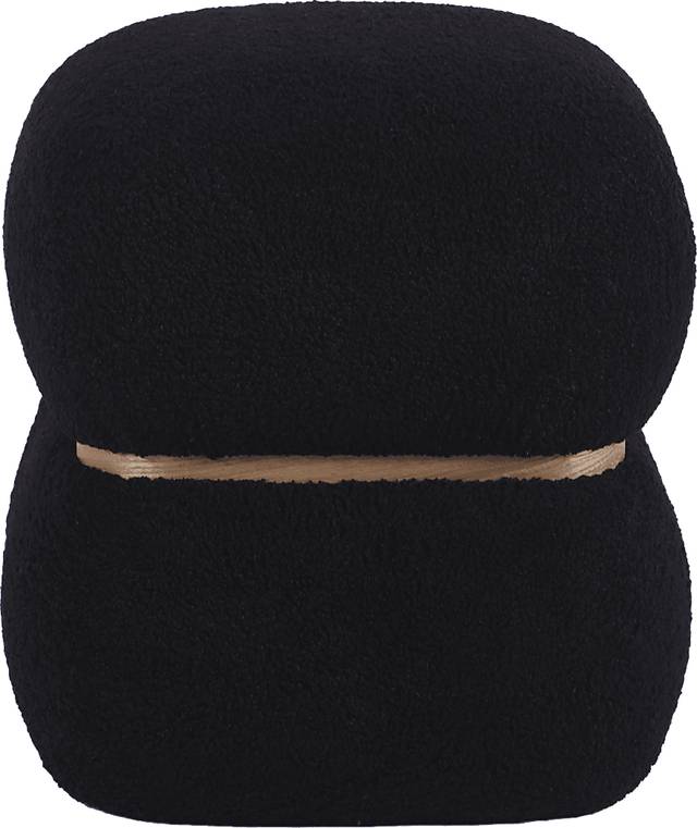 Angouleme I Black Ottoman - Thumbnail - Image 3