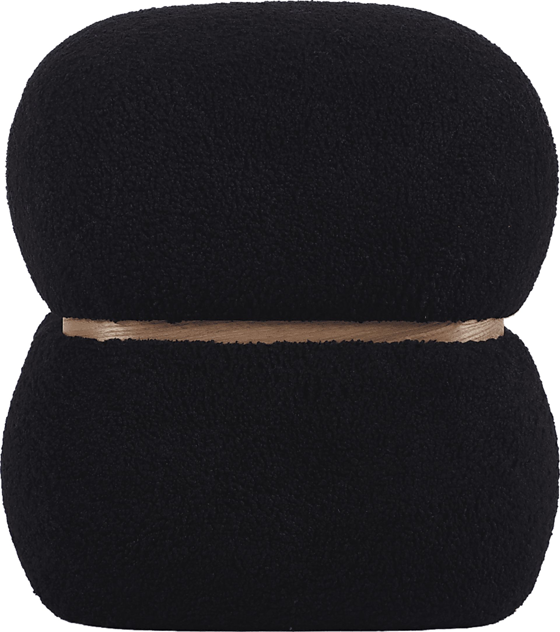 Angouleme I Black Ottoman - Image 1