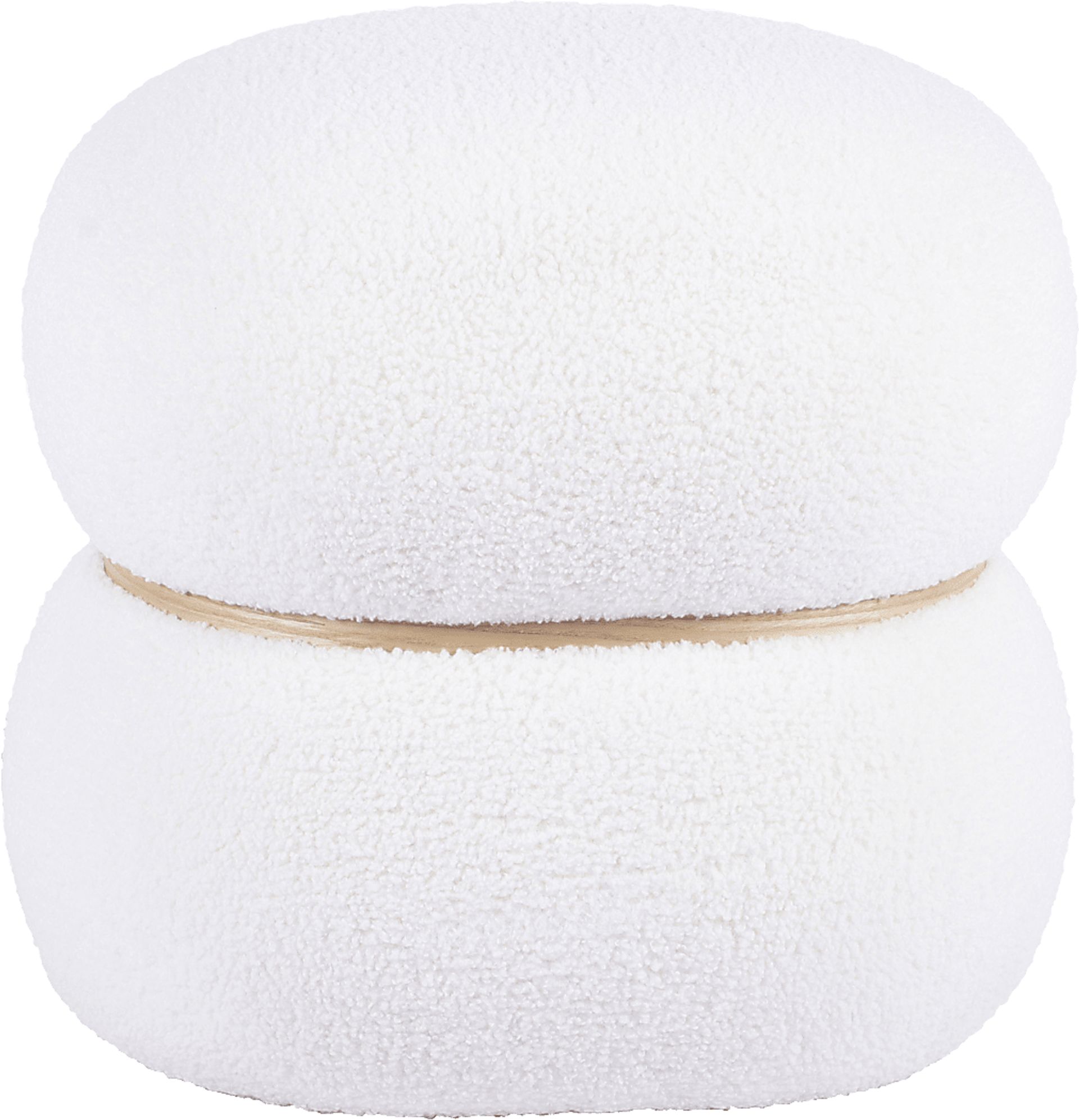 Angouleme I White Ottoman - Image 3