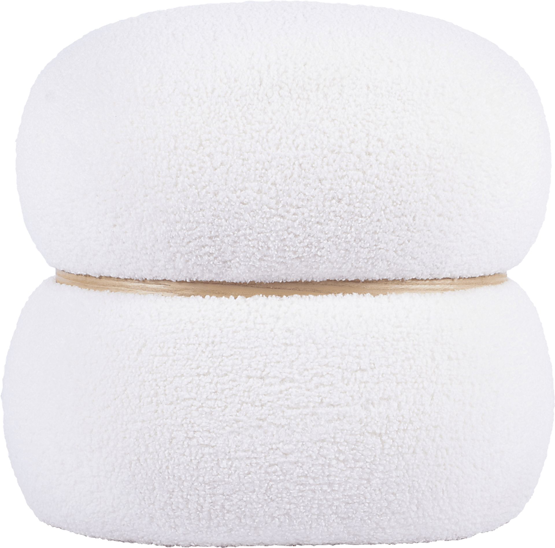 Angouleme I White Ottoman - Image 1