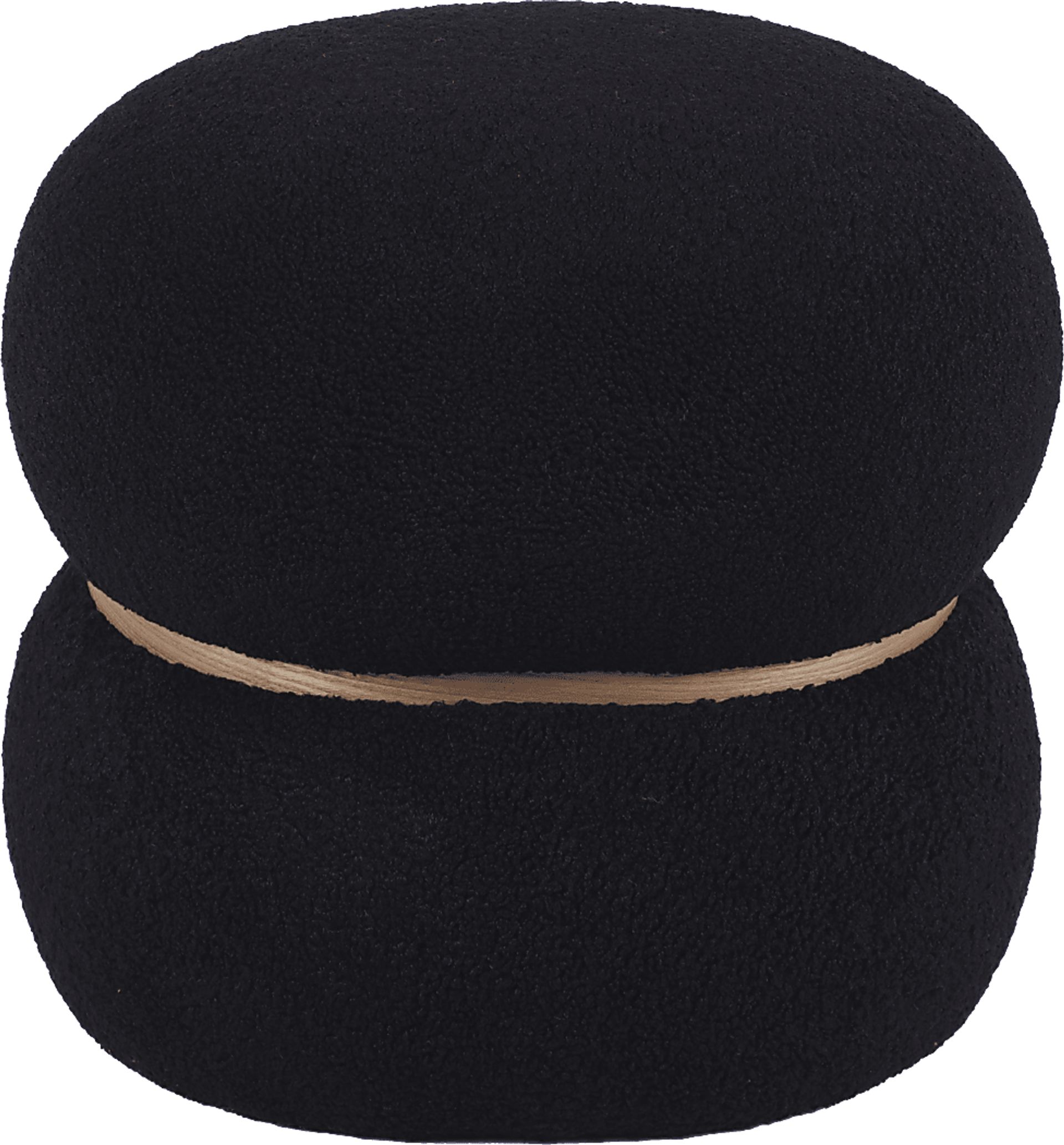 Angouleme II Black Ottoman - Image 4