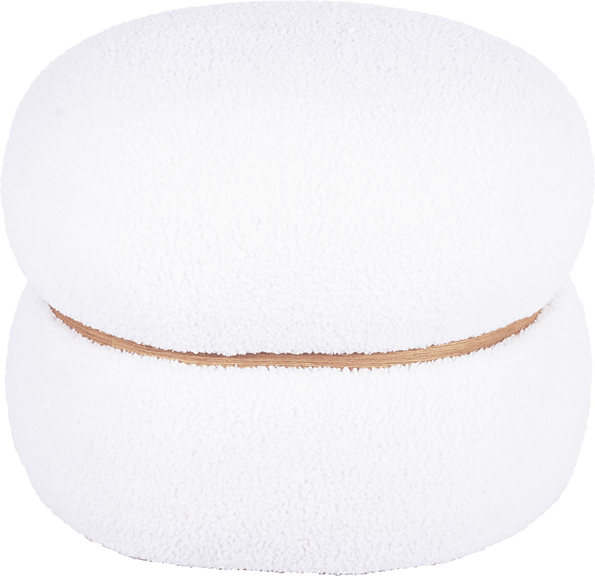 Angouleme II White Ottoman - Image 4