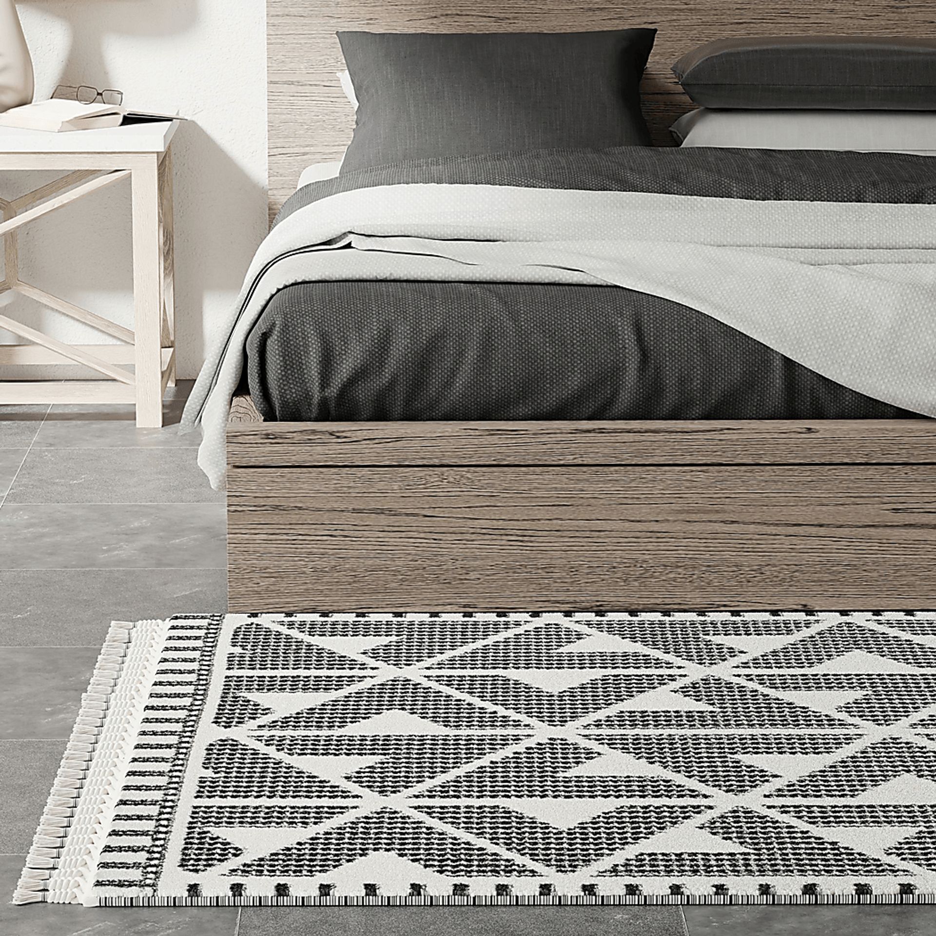 Angzu Black 5' x 7' Rug - Image 3