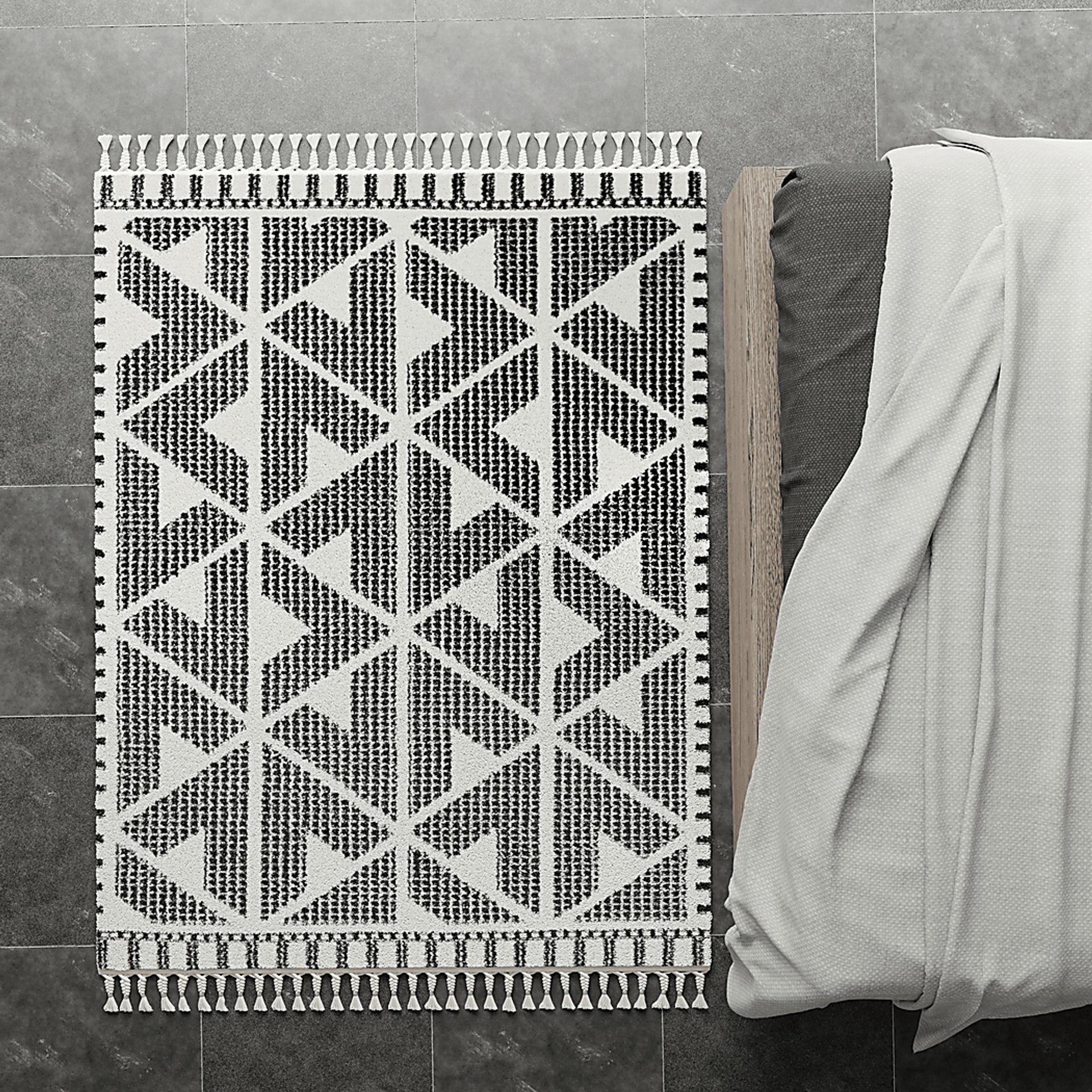 Angzu Black 5' x 7' Rug - Image 5