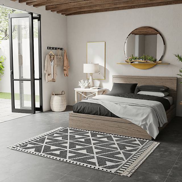 Angzu Black 5' x 7' Rug - Thumbnail - Image 6