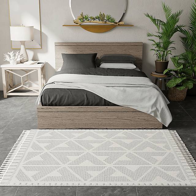 Angzu Gray 5' x 7' Rug - Thumbnail - Image 2