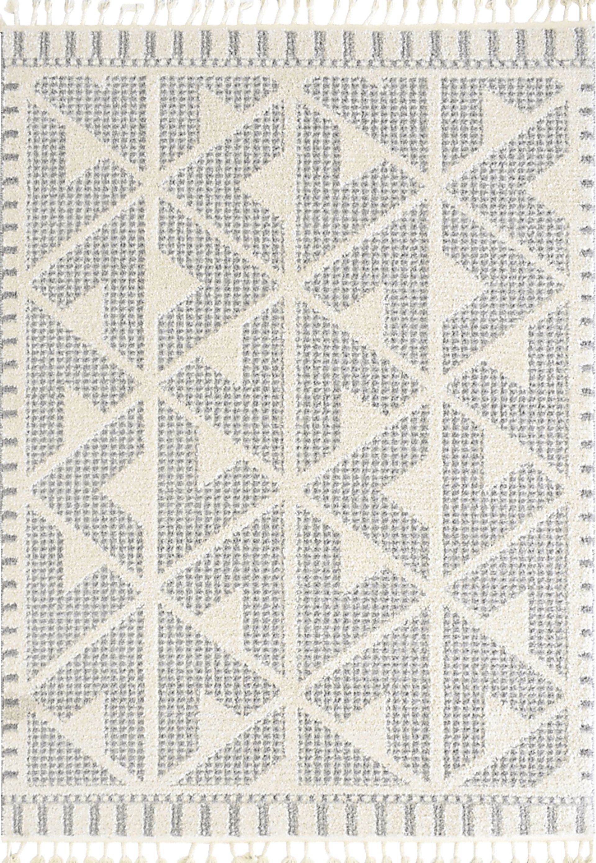 Angzu Gray 8'3 x 10' Rug - Image 1