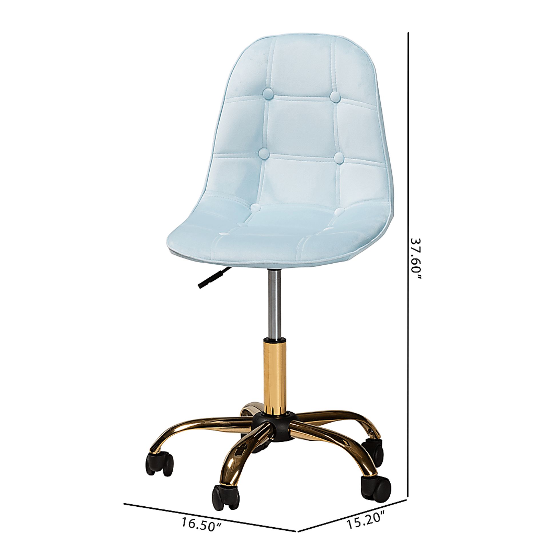 Anhinga Blue Office Chair - Image 13
