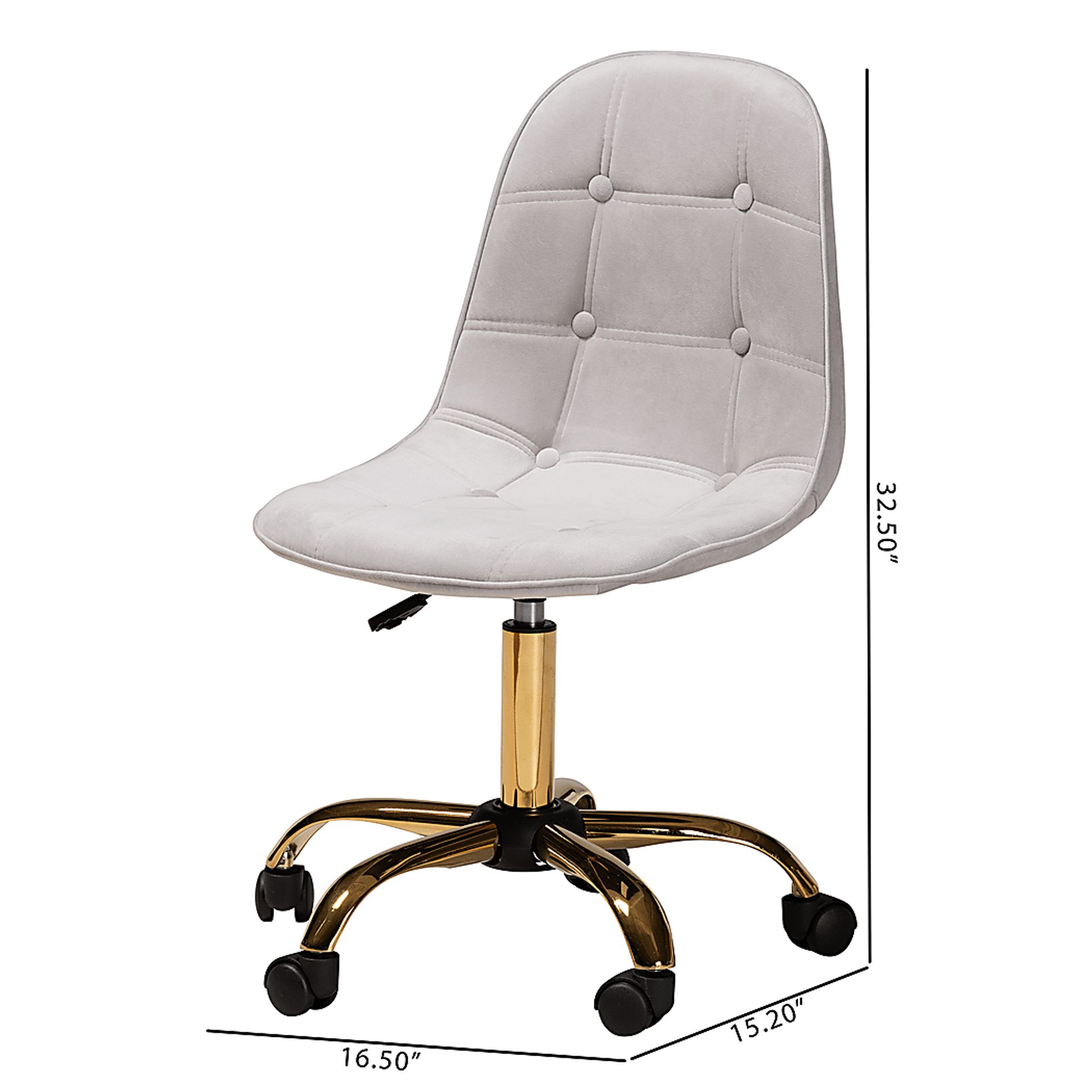 Anhinga Gray Office Chair - Image 12