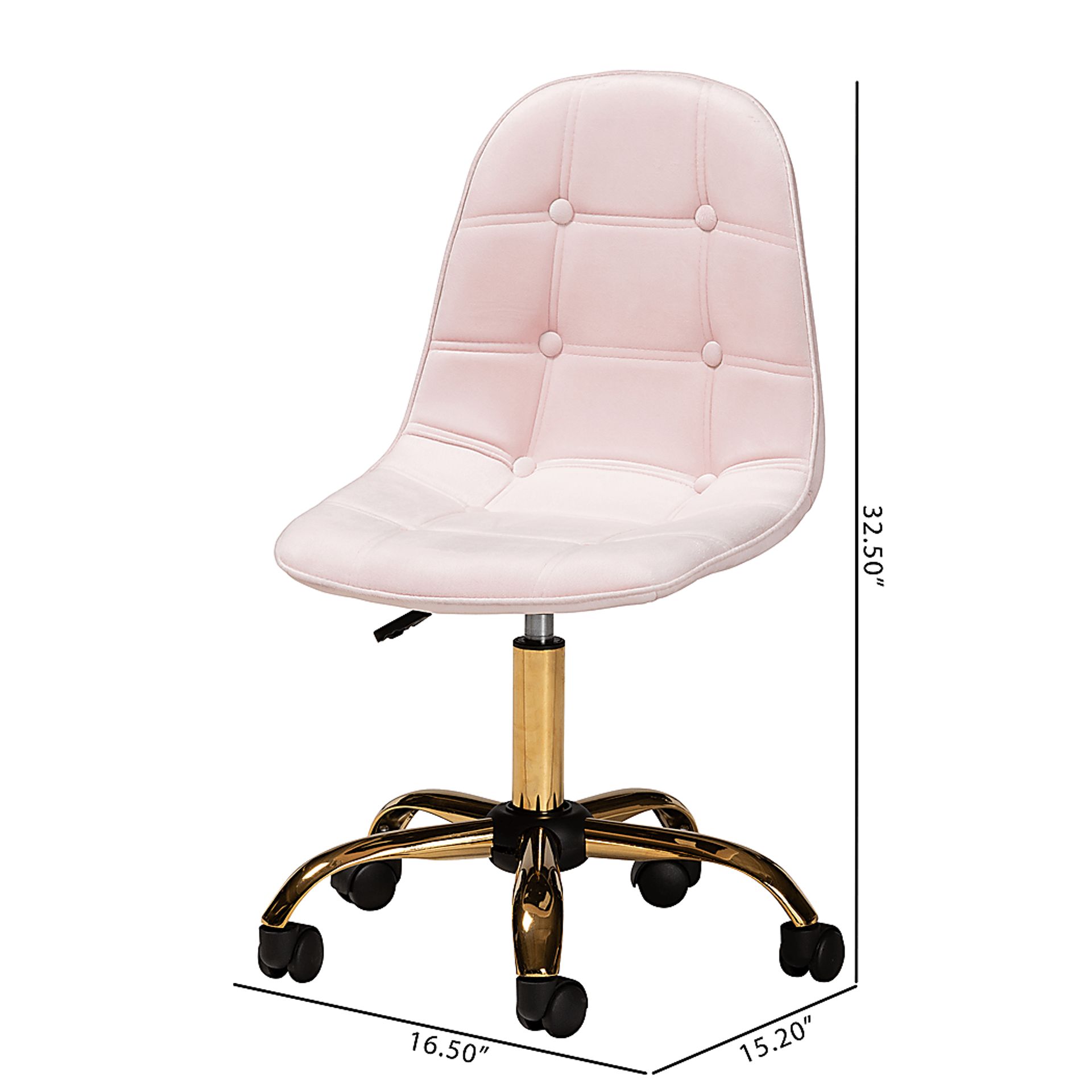 Anhinga Pink Office Chair - Image 12