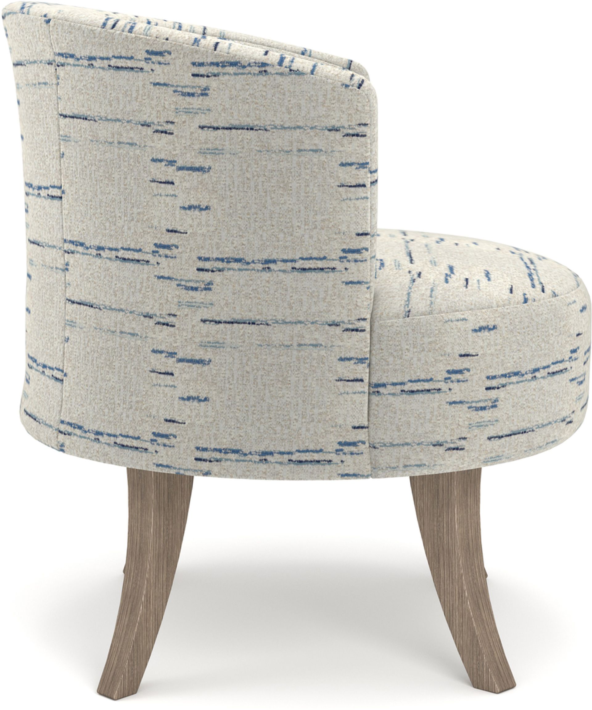 Aniez Blue Swivel Chair - Image 2