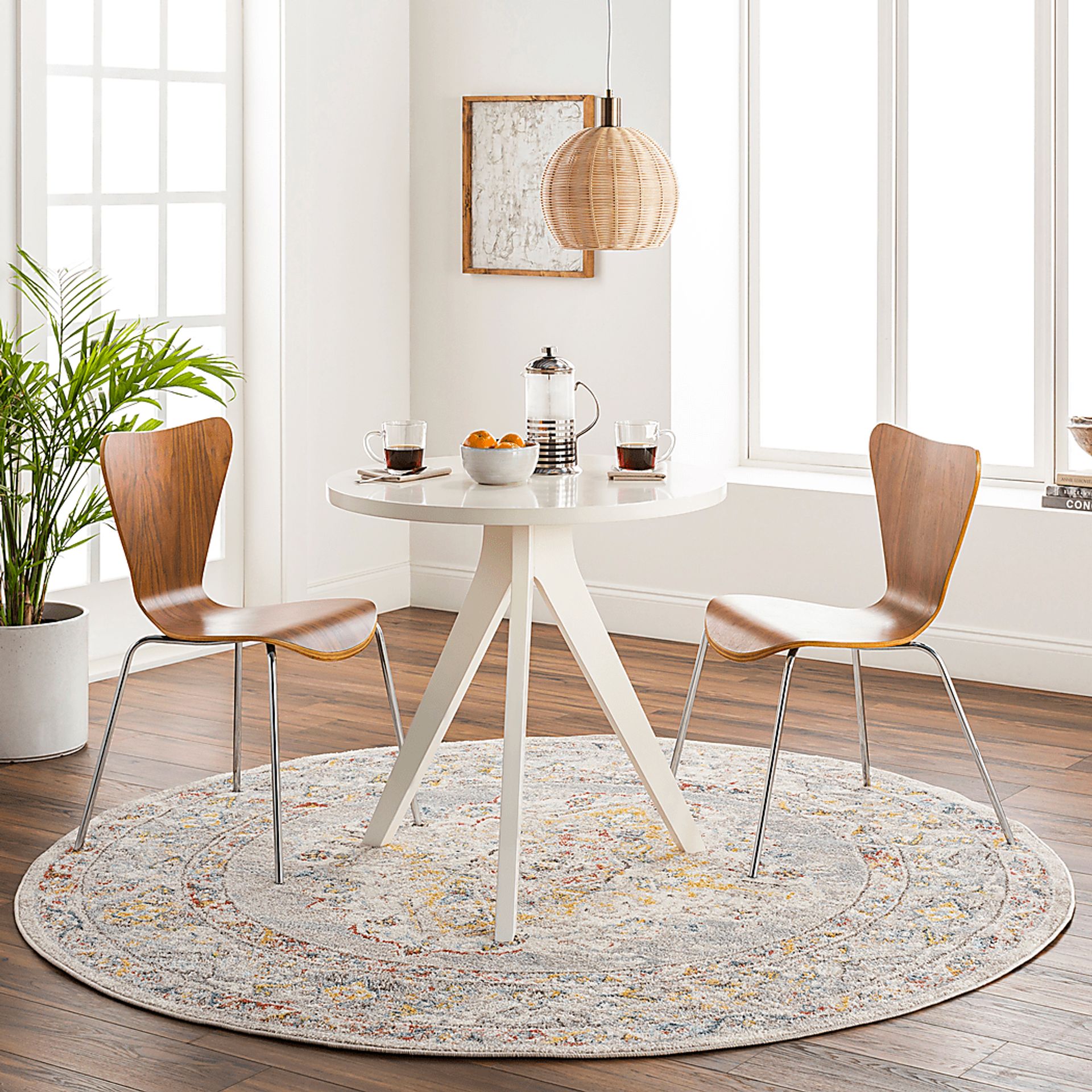 Anilya II Cream 5'3 Round Rug - Image 2