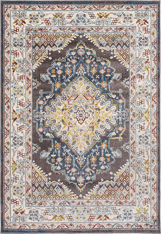 Anilya III Taupe 6'7 x 9' Rug - Thumbnail - Image 1