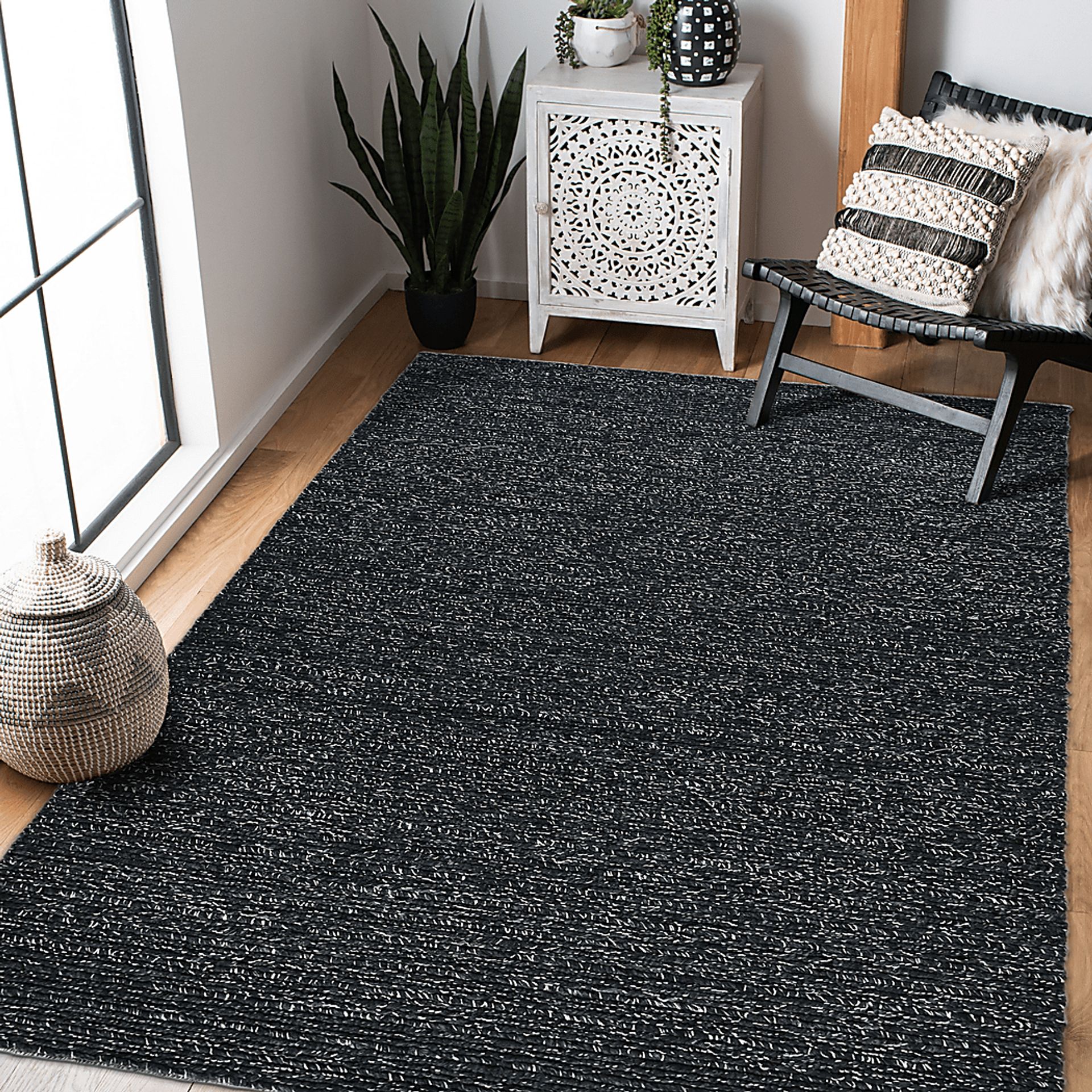 Anio Navy 3'6 x 5'6 Rug - Image 2