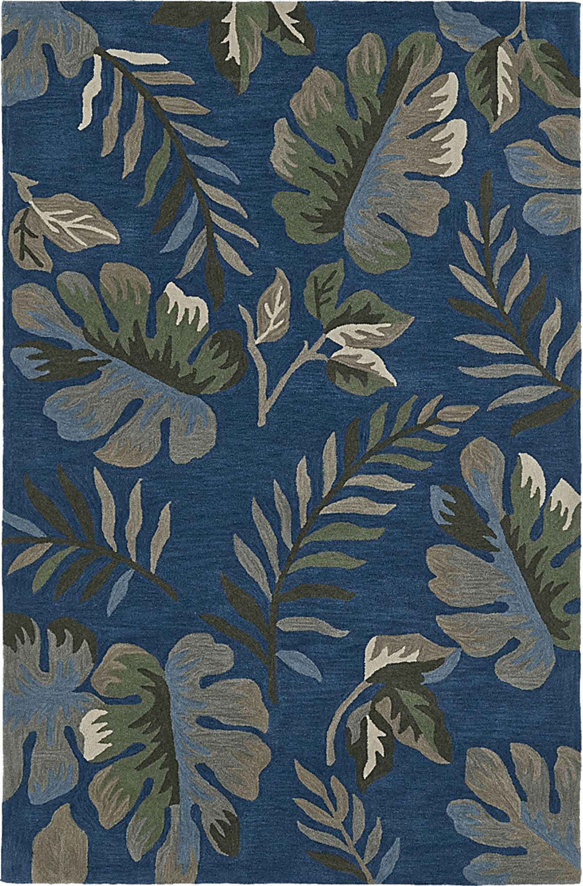 Anise Blue Rug | Rooms to Go