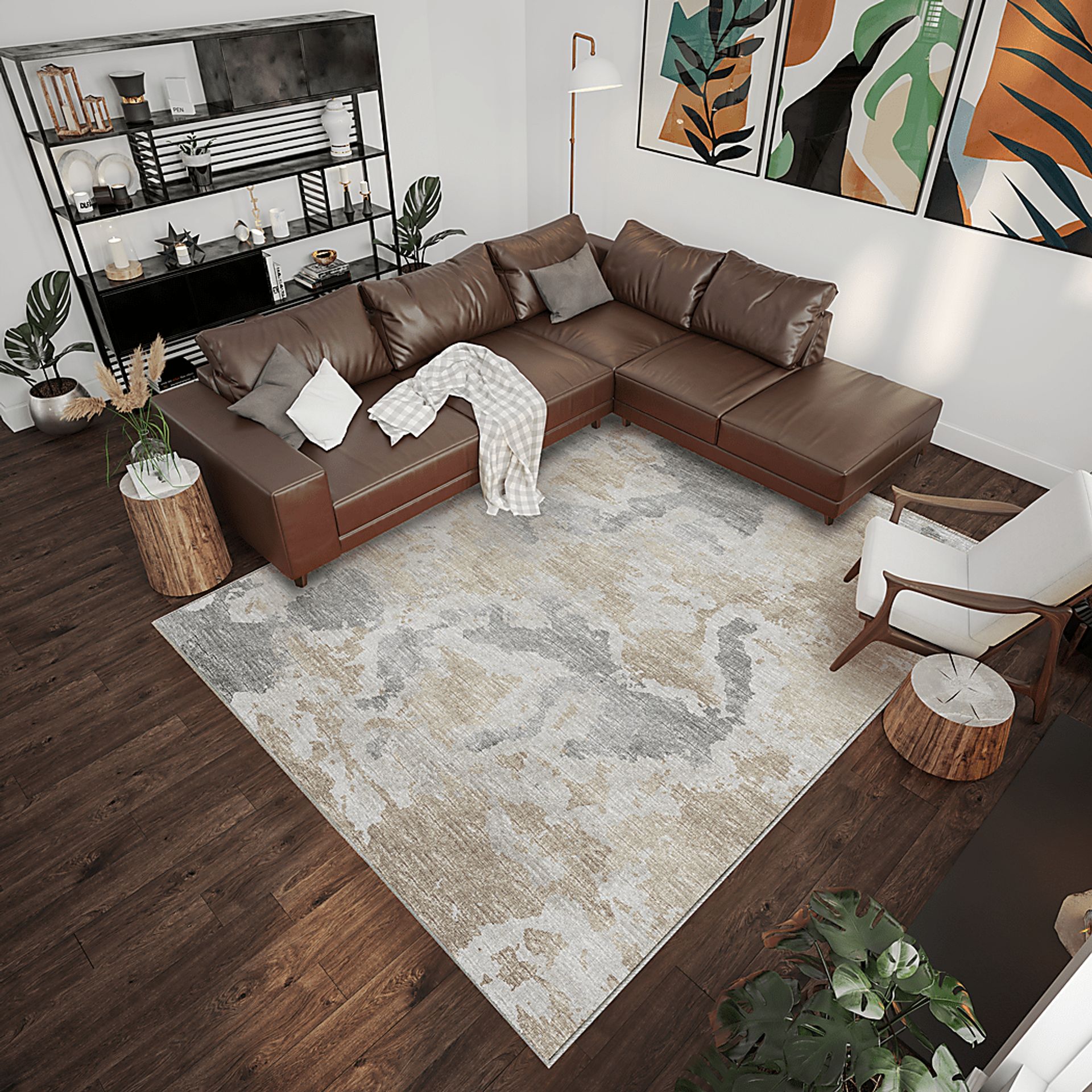 Aniseed Gray 5' x 8' Rug - Image 2