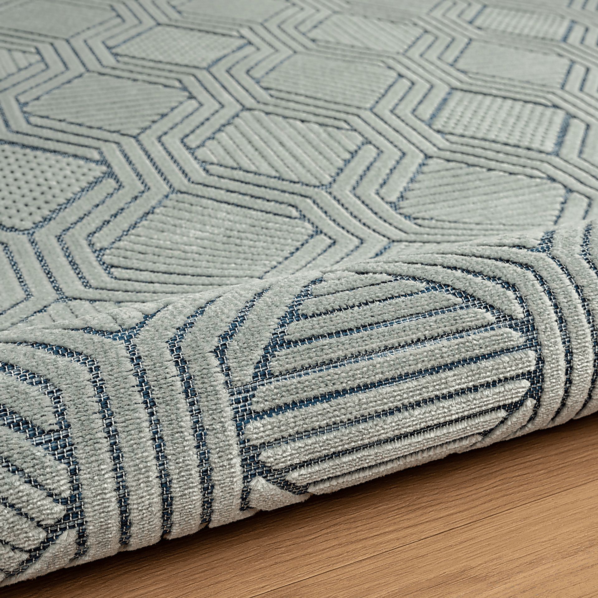 Anitalee Navy 7'9 x 9'9 Rug - Image 6