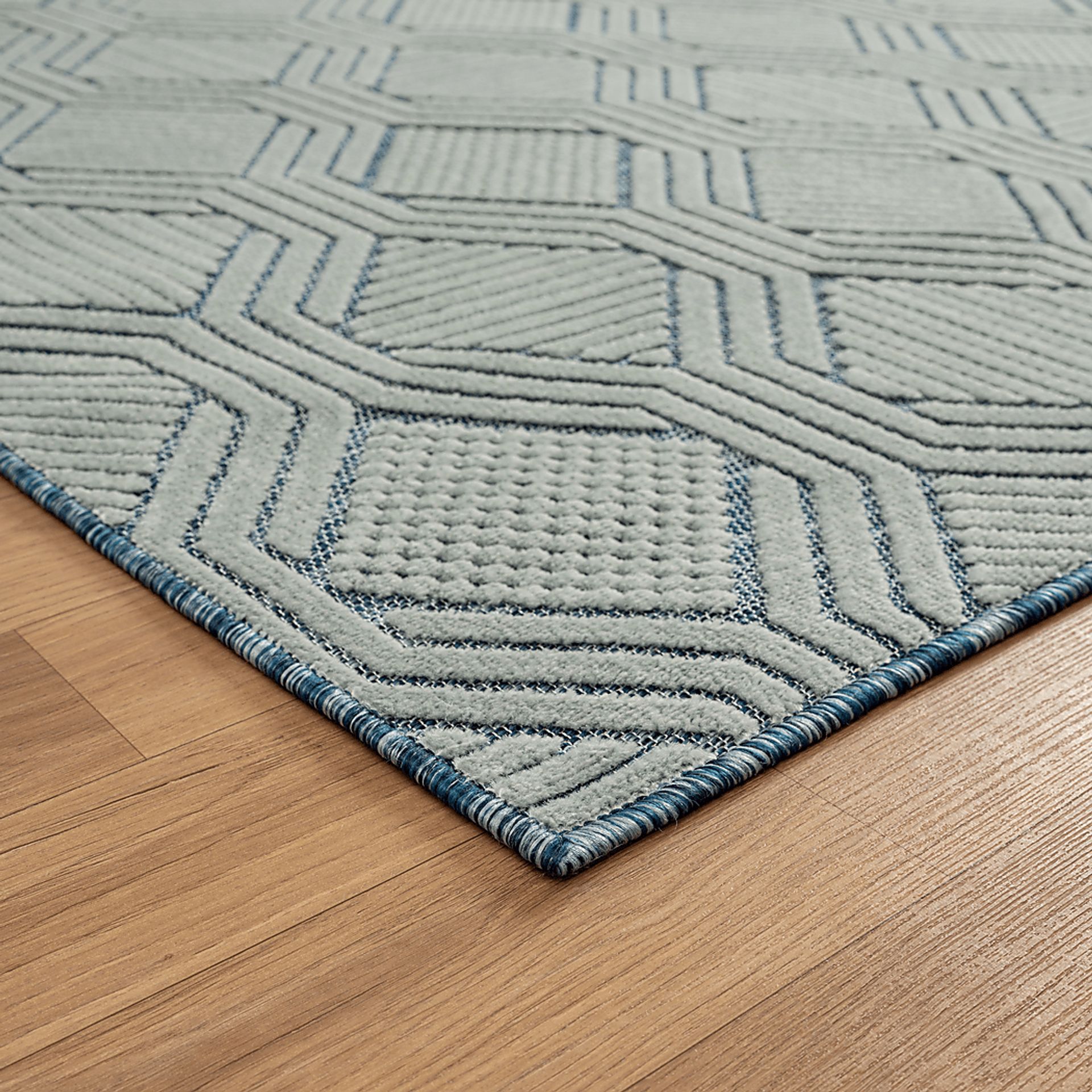 Anitalee Navy 7'9 x 9'9 Rug - Image 8