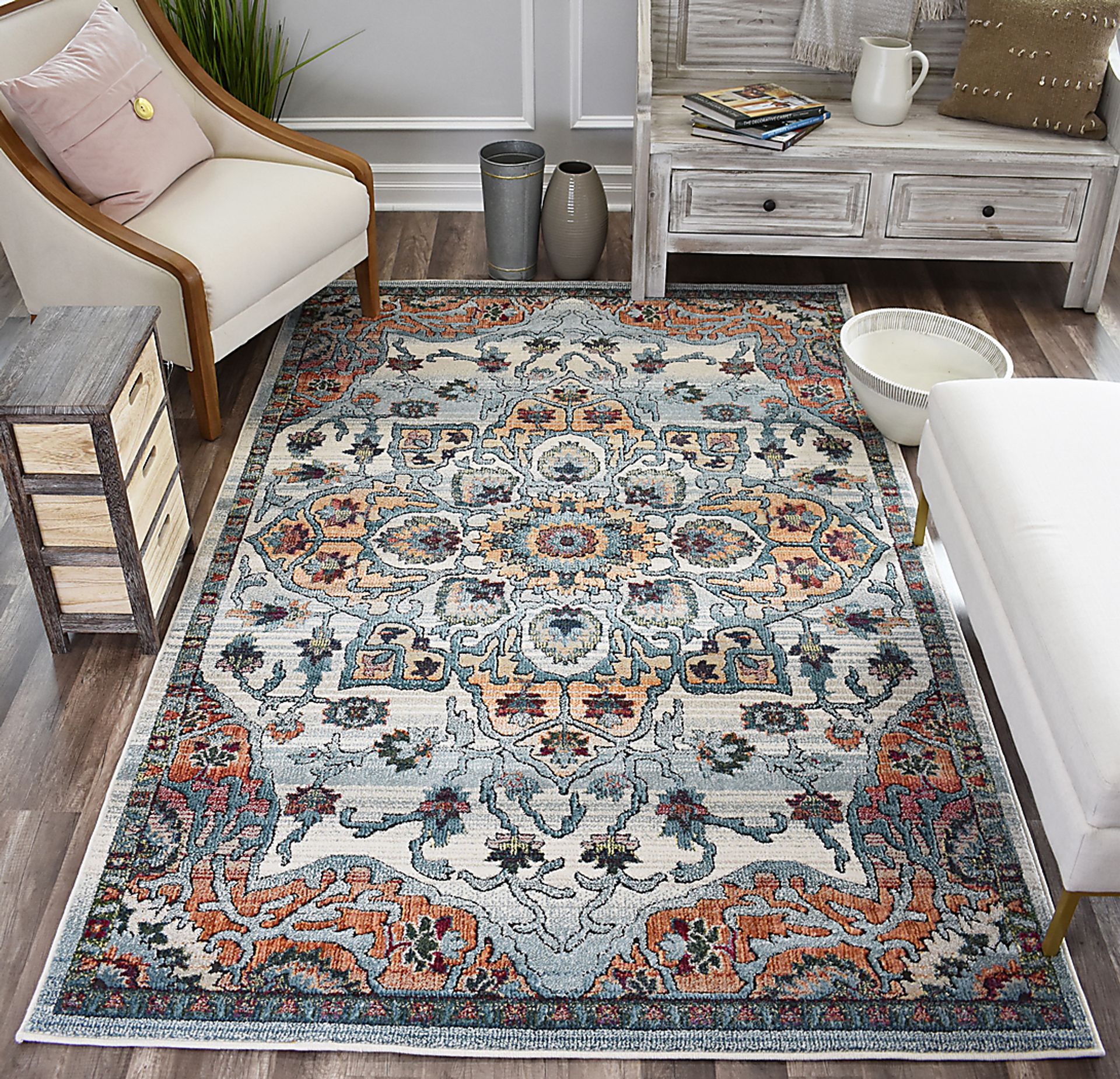Anitha Ivory 5' x 7' Rug - Image 2