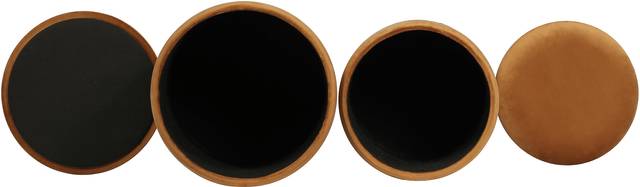 Anivy Cognac Accent Ottoman, Set of 2 - Thumbnail - Image 5