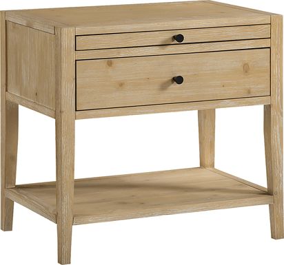 Anjanae Natural Nightstand