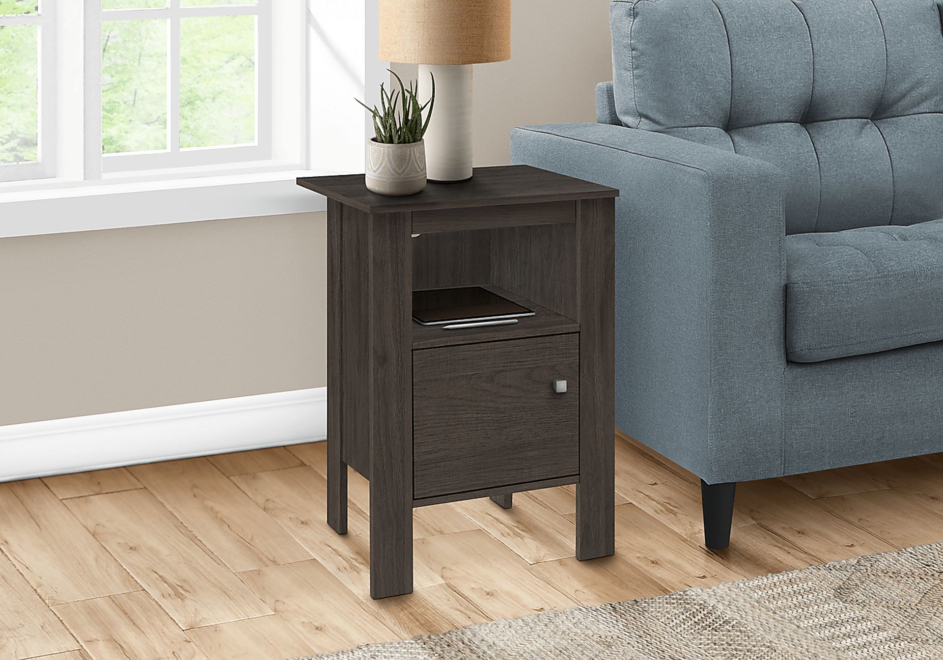 Ankeney Oak Brown End Table - Image 3